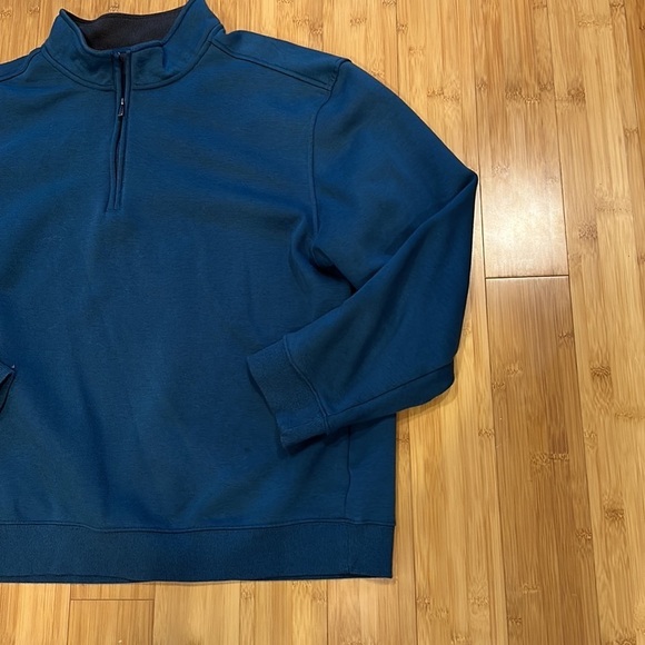 Van Heusen flex quarter zip pullover classic fit size XXL men’s - Picture 2 of 10